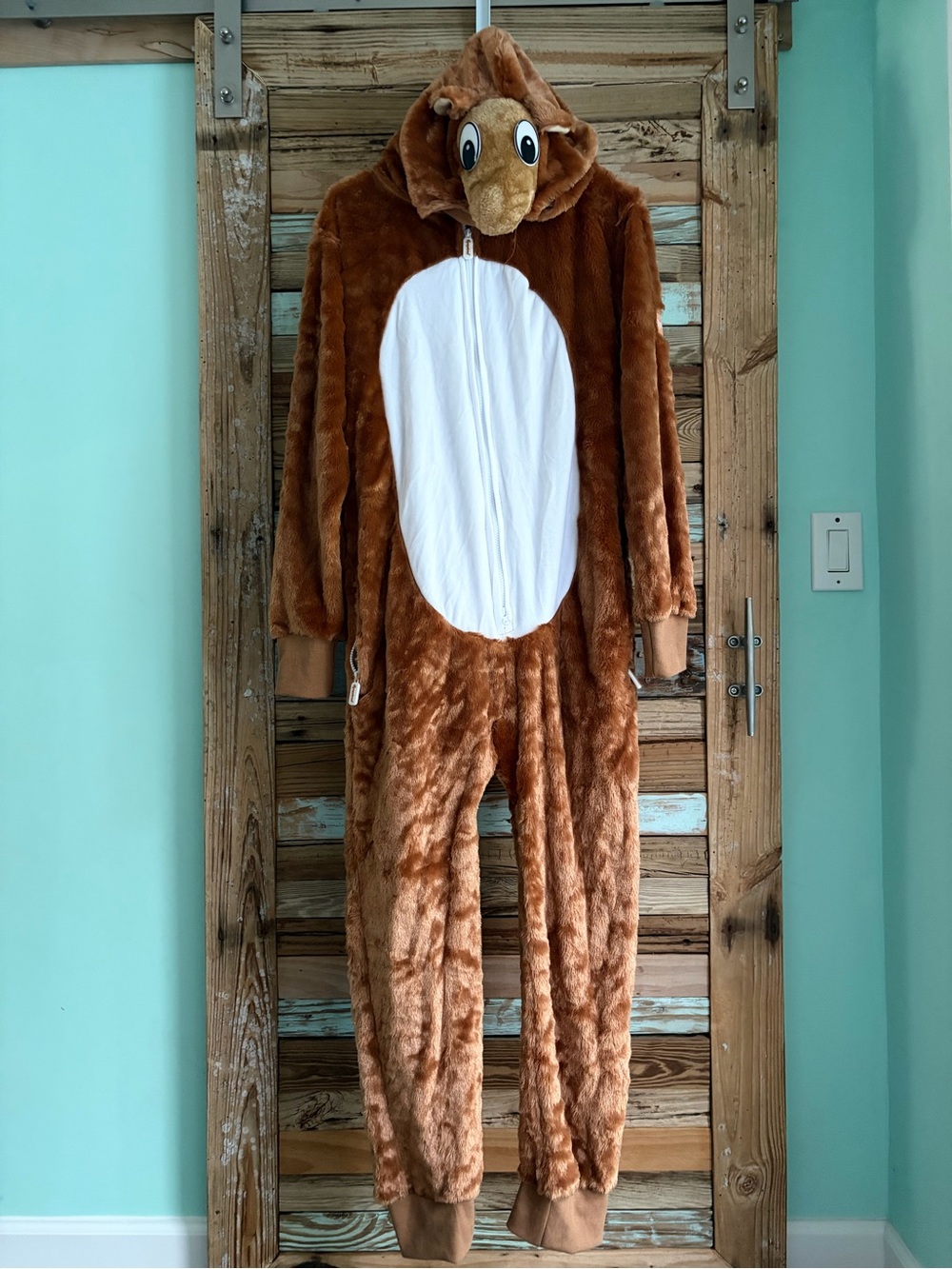 Tipsy Elves Squirrel Costume Adult Small Furry Onesie Tail Halloween